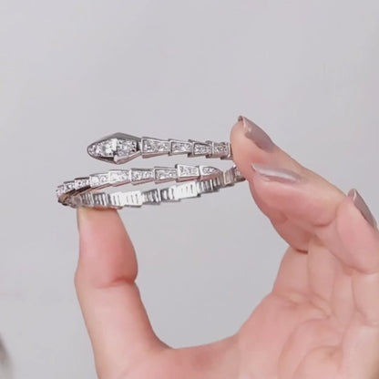 Aryna Dragon Scale Silver Bracelet