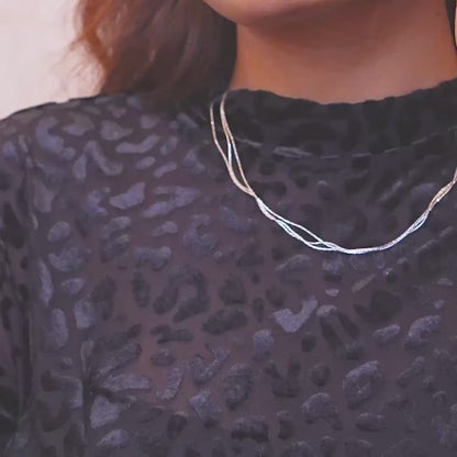 The "Cascade" Sterling Silver Chain