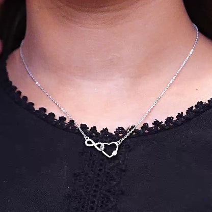 Endless Love Silver Chain Pendant