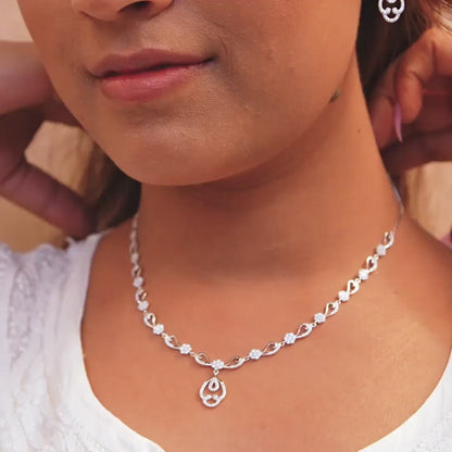 Eternal Loop Silver Set