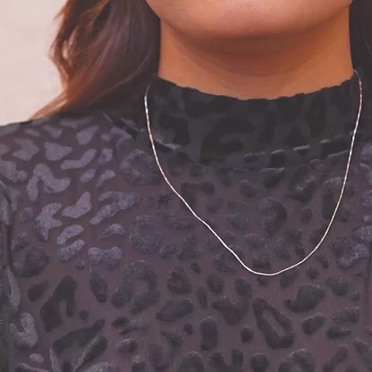 The "Glimmer" Sterling Silver Chain