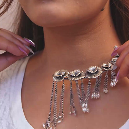 Whispering Leaves Silver Set