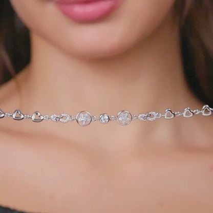 Aryna Coastal Charm Silver Bracelet