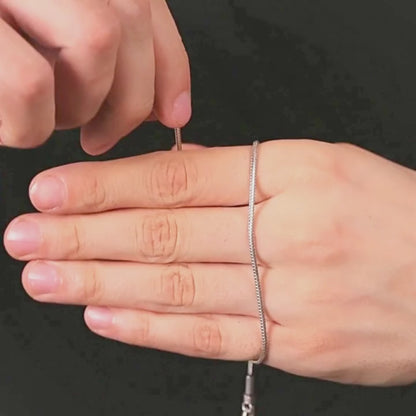 Aryna Men Foxtail Silver Chain