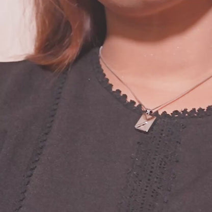 Secret Sleek Silver Chain Pendant