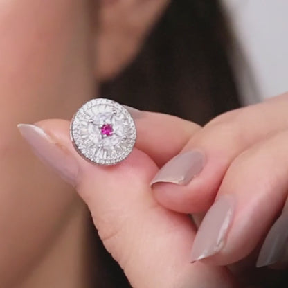 Aryna Pink Bloom Tops